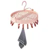 Hangers Foldable Clip And Drip Hanger Underwear With 20 Drying Clips Laundry Accessories For Socks Bras Lingerie