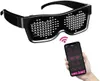Andra evenemangsfestleveranser år Glasögon Programmerbar Display Message LED Magic Glasse App Controlled Solglasögon för Party Bar DJ Dance 230906