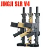 JINGJI SLR V4 NEW ARRIVAL Nylon Water Toy Gun Electric Gel Blaster Gun Toy For Boys Watergun Pistolas De Bolitas Gel Mosfet Upgrade