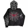 Moletom com capuz feminino moletom com capuz aranha manga longa casual sp5der spiderman moletom com zíper web de alta qualidade jaqueta esportiva masculina hellstar moletom desi quuk