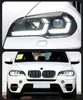 Headlight For X5 E70 20 07-20 13 Head Lights Double L 20 22 Style LED Daytime Running Lights Front Signal Lamp