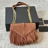 Tassel Messenger Bag Hoge kwaliteit modeklassieker Herfst/Winter must-have schoudertas Trend Commuter onderarmtas