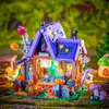 블록 창조적 인 호박 캔디 하우스 빌딩 블록 오두막 헛 모든 성도의 날 장식 장난감 어린이 휴가 선물 R230907
