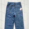 Mulheres jeans cintura alta designer em linha reta através de calças largas mostrar mulheres finas calças casuais tamanho S-2XL