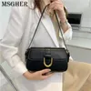 Schoudertassen Flap Crossbody Voor Vrouwen Pure Kleur Pu Lederen Okseltas 2023 Nieuwste Mode Kleine Zadel Handtassen Vrouwelijke