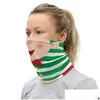 Masques de fête Chirstmas Face Shield Bandana Sports de plein air Magic Headscarf Bandeau Visor Neck Gaiter Décoration de Noël Cadeaux Masque Dr Dhepy