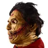 Parti Maskeleri Texas Chainsaw Katliam Deri Yüzü Maskesi Cadılar Bayramı Korku Fantezi Elbise Parti Cosplay Lateks Maskeleri X0907
