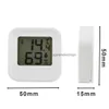 Hushållens termometrar Mini LCD Digital termometer Hygrometer inomhusrum ELEKTRONISK Temperatur Portabel för köksläppleverans DHGPU