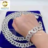 Pass Diamond Tester Vvs Moissanite Miami Iced Out Custom 925 Sterling Silver Cuban Link Chain Eaqjj