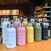 Bouteilles d'eau Bouteille thermique en acier inoxydable 270ml750ml1000ml Portable Sport flacon à vide gobelet Thermos tasse Thermoses Drinkware 230907