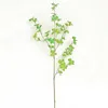 装飾的な花1PCS人工ユーカリの緑の枝Faux Ficus Twig Greenery Plant Stems for Vase Filler Home Wedding Office Party