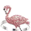 Serviessets 4 stuks Flamingo Servetgesp Serviettesluiting Decoratieve ringen Decors Legering Feestbanket