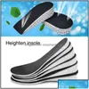 Shoe Parts Accessories Eva Memory Foam Height Increase Elevator Insoles Pads Sole Foot Mat Inner Mas Heel Lift Insert Cushion Invi Dh7O3