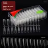 False Nails IAIZO 504pcs Nail Extension Tips For Artificial With Design Press On Coffin Acrylic Stiletto