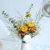 Fleurs décoratives Gypsophila séchées naturelles, marguerite blanche, Eucalyptus, décoration nordique de haute qualité, accessoires de luxe pour la maison