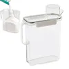 Storage Bottles Laundry Detergent Dispenser Powder Box Organizes Liquid Cleaning Supplies Clear Washing Container Lid Jar