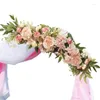 Decorative Flowers Wedding Arch DIY Combination Arrangement Universal Artificial Rose Flower Swag Table Centerpieces Wall Deco