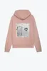 Nieuwe Zadig Voltaire Designer Sweatshirt Hoodie zv Klassieke stijl Afdrukken met Hot Diamond Casual Veelzijdige Damesmode Trend Pullover Hoodies Trui Tops