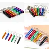 Keychains Lanyards Metal Whistle Portable Self Defense Keyrings Rings Holder Fashion Car Key Chains Accessories Outdoor Cam Survival M DH3EW