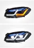 Car Headlights For BMW 5 series F10 F18 2011-20 17 Upgrade G30 Style LED Daytime Light Dual Lens Headlight