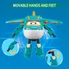 Figurines de jouets d'action Super Wings transformant TINO 5 pouces 3 modes dinosaures Robot avion déformation Transformation figurine d'action enfant jouet cadeau 230908