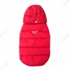 Vêtements de chien Manteau de concepteur Temps froid Coupe-vent Chiot Veste d'hiver imperméable Pet chaud Animaux Gilet avec chapeaux pour petit moyen grand Do Dhizk