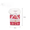 Christmas Wine Cover With Bow Snowflake Knit Bottle Clothes Wine Bottle Cover Xmas Wine Bag Christmas Ornament Decoration