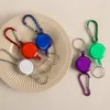 Keychains Multi-color Mulitifunctional Badge Reel Retractable Keychain Rope Recoil ID Card Holder Keyring Key Chains Steel Cord