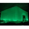 Strisce a barra LED personalizzate Armadietto luminoso tenda cubo gonfiabile evento mostra fiera costruendo gigantesca sala per feste con ventilatore s249I
