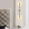 Moderne Led Wandlamp Eenvoudige Gouden Binnenverlichting Sconces Armatuur Nordic voor Living Eetkamer Slaapkamer Badkamer Decor Creatieve Lights306O