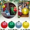 Party Decoration Christmas Ornaments Balls Outdoor Atmosphere PVC Uppblåsbara leksaker för hemfestprydnad