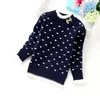 Roupas combinando para a família Suéter Wanita Mode Ins Sweter Tebal 2 12 Tahun Baju Anak anak K5108 230907