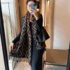 Designer Écharpe Laine Châle Design De Mode Pour Homme Femmes Cachemire Chaud 5 Couleur Top Qualité 2023 Nouveaux Foulards 100% Cachemire Pour L'hiver
