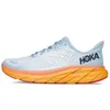 With Box Hoka One One Bondi 8 Clifton 8 9 Running Shoes Marathon Sports Trainers Mens Womens Casual Sneakers Luxury Designer Lifestyle Shock Absorption Size 36-45