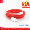 6,5a OnePlus Typ C do Warp Charge Kabel typu C dla 10pro 9rt 9pro Dash ładunek USB C Wire dla 8 7 Pro 7T Szybkie rozmiar dla Oppo