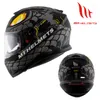 Motorradhelme Original MT Thunder 3 SV Full Face Sharp ECE DOT zertifizierte Doppellinse Herren Moto Racing