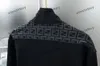 Xinxinbuy Мужская дизайнерская толстовка с капюшоном 23ss со вставками с двойной буквенной печатью рома с длинным рукавом женская черно-белая M-3XL