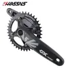 Bike Groupsets HASSNS GX Crankset Mountain Connecting Rods Mtb Cranks Arms For Bicycle Integrated Candle Pe 1 Crown 12 Speed 32 34 36 38T 230907