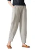 Pantaloni da donna Donna 2023 Primavera e autunno Casual larghi comodi Crop Art Retro Trendy Harlan Streetwear