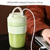 Presse-agrumes portatif portatif, broyeur à glace, bouteille électrique, tasse, Rechargeable par USB, 400ml, Mini jus multifonctionnel pour la maison