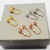 Copper Luxury Dingle Earrings Move Crystal Heart Charm Single One PCS Long Chain Tassel Charm Drop Earrings For Women Jewelry Party Gift