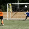 Balls Soccer Training Equipment Football Shooting Target Net Goal Youth Free Kick Practice Tops 230907