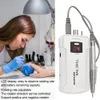 Zestaw manicure paznokci 80W 35000 rpm maszyna do wiertła elektrycznego Plecena narzędzi Plecenia Zestaw polepki szlifierki White 100 240V 230908