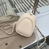 Designer -backpack with the same internet celebrity small bag mini irregular soft leather bag, high-quality