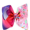 12st 2023 NYA 8INCH STORA EASCH DAY HAIR BOWS påskägg Ribbon Bowknot Hairclip Hairmrips for Girls Kids Hair Accessories243f