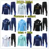 2023 2024 kids and adult tracksuit MILIK PAYET Marseilles survetement fottball Training suit veste maillot de foot 23 24 OM man tracksuit football jogging set