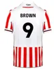 2023/2024 Stoke City Mikel Campbell Soccer Jerseys Smith Fletcher Powell Brown Clucas Home Kits 23/24 Lewis Baker Baker Men Kid Kit Football Shirts Uniforms Tops66