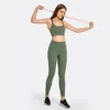 Yoga suit LL pantalon de yoga taille haute pantalon serré de fitness push up pour femme pantalon d'exercice en forme de T de levage de hanche élastique doux pantalon de yoga d'entraînement de course