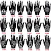 Andere permanente make-upbenodigdheden 50 vellen Lot Henna tijdelijke tattoo-sjablonen voor bodypaint Glitter Airbrush Mehndi Hand Tatoo-sjablonen Grote stencil 230907