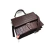 Evening Bags Korean Style Women Handbags Female Briefcase Unique Alligator Ladies Shoulder Messenger Bag 2023 Black Khaki Crossbod253e